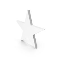 White Star Symbol PNG & PSD Images