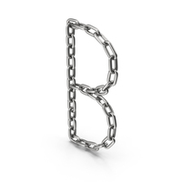 Chain Letter B PNG & PSD Images