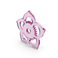 Stylish Flower Glass PNG & PSD Images