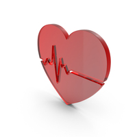 Heart Pulse Rate Glass PNG & PSD Images
