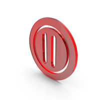 Pause Button Glass PNG & PSD Images