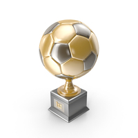 Soccer Award Yellow Black PNG & PSD Images