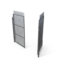 Open Building Iron Gate PNG & PSD Images