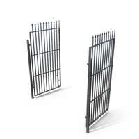 Open Building Iron Gate PNG & PSD Images