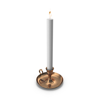 Candle and Holder PNG & PSD Images