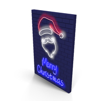 Merry Christmas Neon Sign PNG & PSD Images
