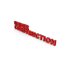 Under Construction Text PNG & PSD Images