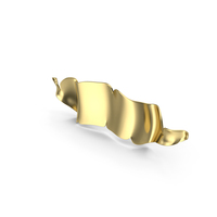 Cartoon Gold Banner PNG & PSD Images