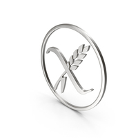 GLUTEN FREE ICON SILVER PNG & PSD Images