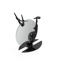 Ciclotte Exercise Bike Crystal Design Black PNG & PSD Images