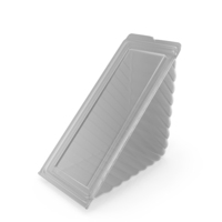 Recyclable Plastic Box for 2 Sandwiches PNG & PSD Images