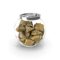 Glass Jar With Cookies PNG & PSD Images