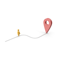 Human To Marker Route PNG & PSD Images