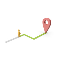 Route Gray To Green PNG & PSD Images