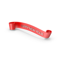 Happy New Year Red PNG & PSD Images