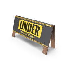 Under Construction Sign PNG & PSD Images