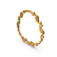Rounded Curved Triangle Border Frame Gold PNG & PSD Images