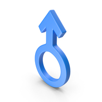 Gender Male Blue PNG & PSD Images