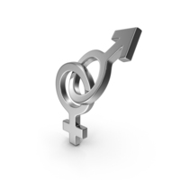 Gender Icon Metal PNG & PSD Images