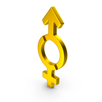 Gold Gender Icon PNG & PSD Images