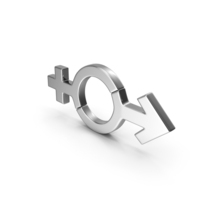 Gender Icon Metal PNG & PSD Images