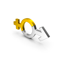 Gender Icon Gold Silver PNG & PSD Images