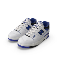 New Balance 550 Blue PNG & PSD Images