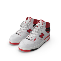 New Balance 650 Red PNG & PSD Images