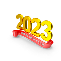 2023 Ribbon PNG & PSD Images