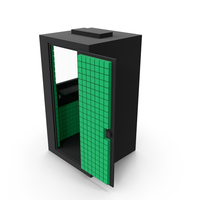 Green Acoustic Booth PNG & PSD Images