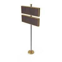 Two Way Directional Sign Board PNG & PSD Images