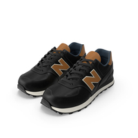 New Balance 574 Black PNG & PSD Images
