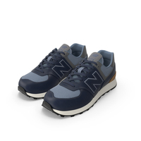 New Balance 574 Blue PNG & PSD Images