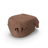 Clay Creature Jaw PNG & PSD Images