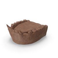 Clay Creature Lower Jaw With Tongue PNG & PSD Images