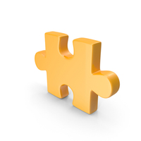 Puzzle Part Yellow PNG & PSD Images