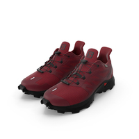Salomon Supercross Red PNG & PSD Images