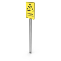 Danger High Voltage Sign PNG & PSD Images