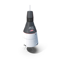 Gemini Space Capsule Orbit Configuration PNG & PSD Images