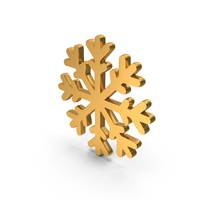 Snowflake Gold PNG & PSD Images