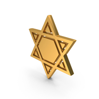 Judaism Religion Star Of David Gold PNG & PSD Images