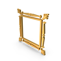 Decoration Rectangle Box Border Frame Gold PNG & PSD Images