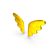 Wing Icon Gold PNG & PSD Images