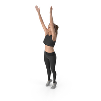 Sport Woman Stretching Up PNG & PSD Images