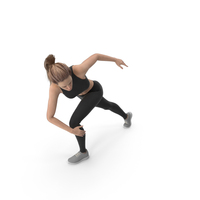 Sport Woman Stretching PNG & PSD Images