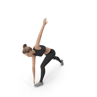 Sport Woman Stretching PNG & PSD Images