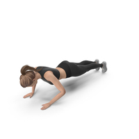 Sport Woman Push Up PNG & PSD Images