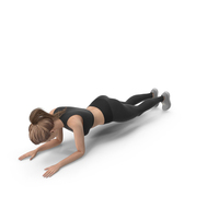 Sport Woman Plank PNG & PSD Images