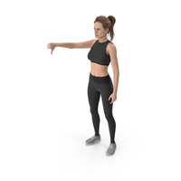 Sport Woman Negative Gesture PNG & PSD Images