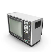 1973 Sony Trinitron 12 Inch TV PNG & PSD Images